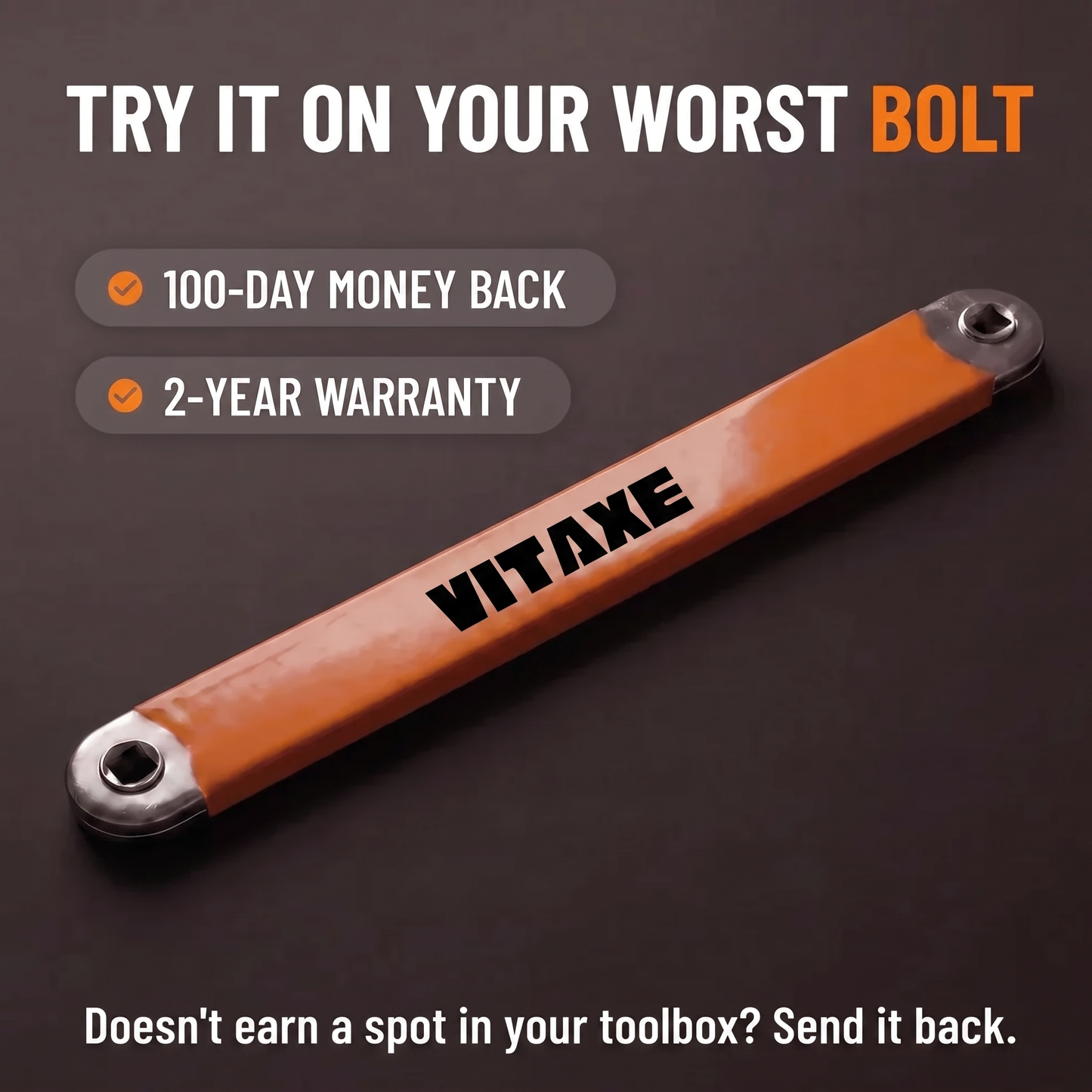 Vitaxe - The Wrench That Reaches What Your Ratchet Can't