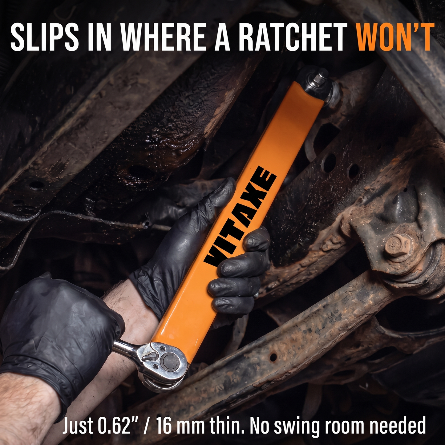 Vitaxe - The Wrench That Reaches What Your Ratchet Can't