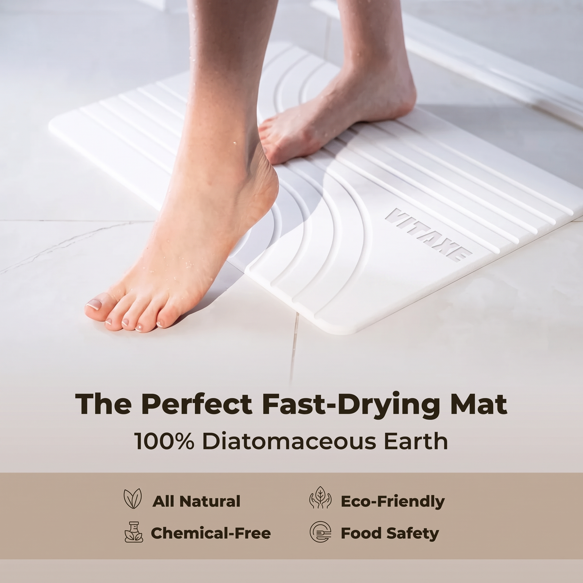 Vitaxe Stone Bath Mat