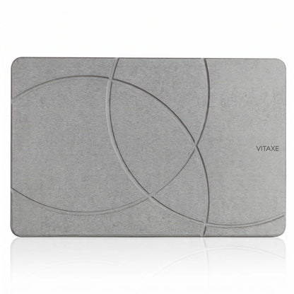 Vitaxe Stone Bath Mat Enso Graphite