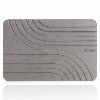 Vitaxe Stone Bath Mat Flow Graphite