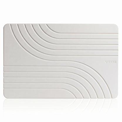 Vitaxe Stone Bath Mat Flow Grey