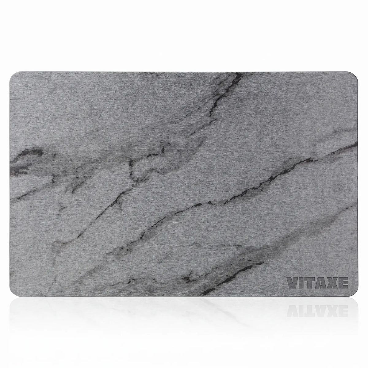 Vitaxe Stone Bath Mat Marble Graphite