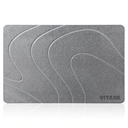 Vitaxe Stone Bath Mat Slate Graphite