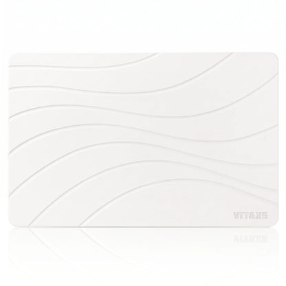 Vitaxe Stone Bath Mat Wave Sandstone